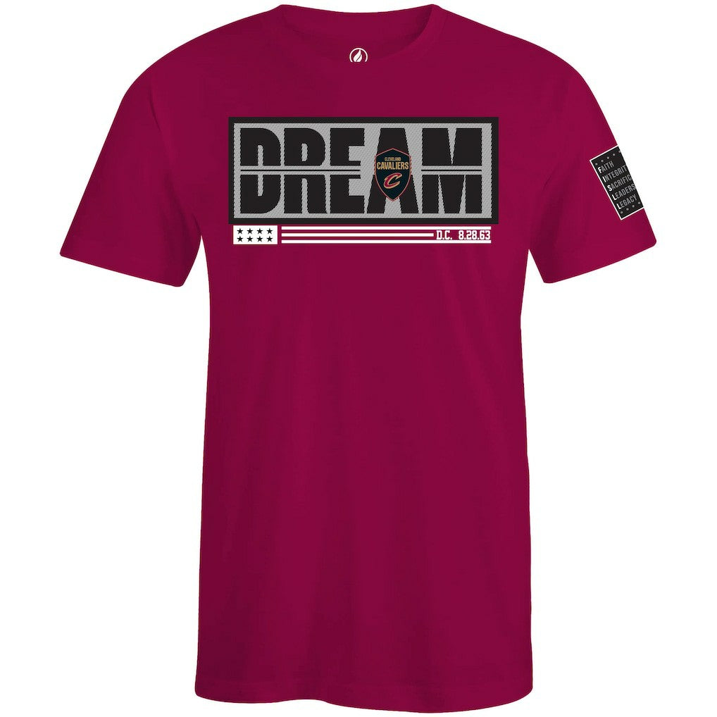 Cleveland Cavaliers FISLL x Black History Collection Unisex T-Shirt - Wine discount Discount