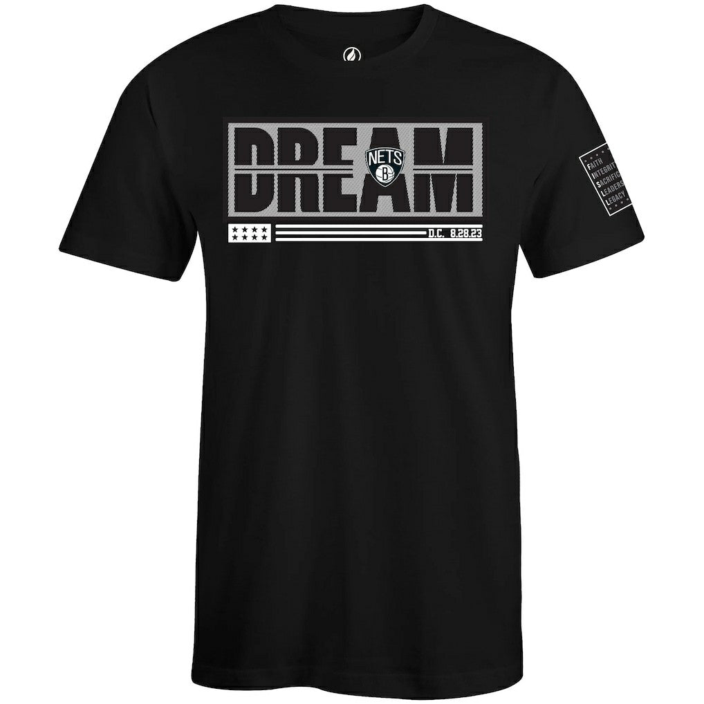 Brooklyn Nets FISLL x Black History Collection Unisex T-Shirt - Black outlet On Sale