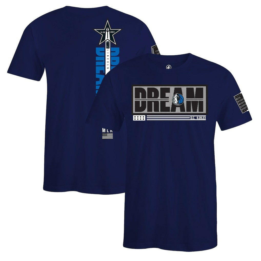 Dallas Mavericks FISLL x Black History Collection Unisex T-Shirt - Royal on sale On Sale