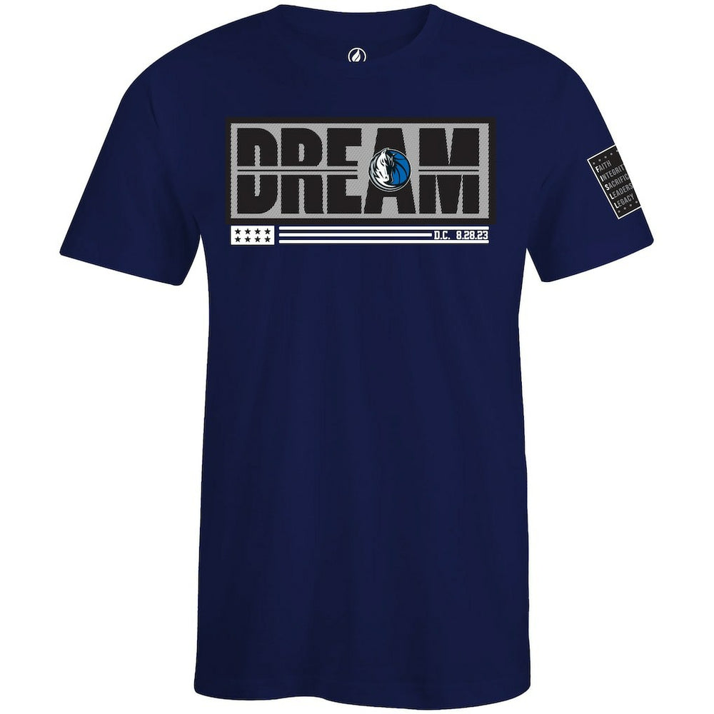 Dallas Mavericks FISLL x Black History Collection Unisex T-Shirt - Royal on sale On Sale
