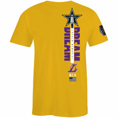 Los Angeles Lakers FISLL x Black History Collection Unisex T-Shirt - Gold discount Online