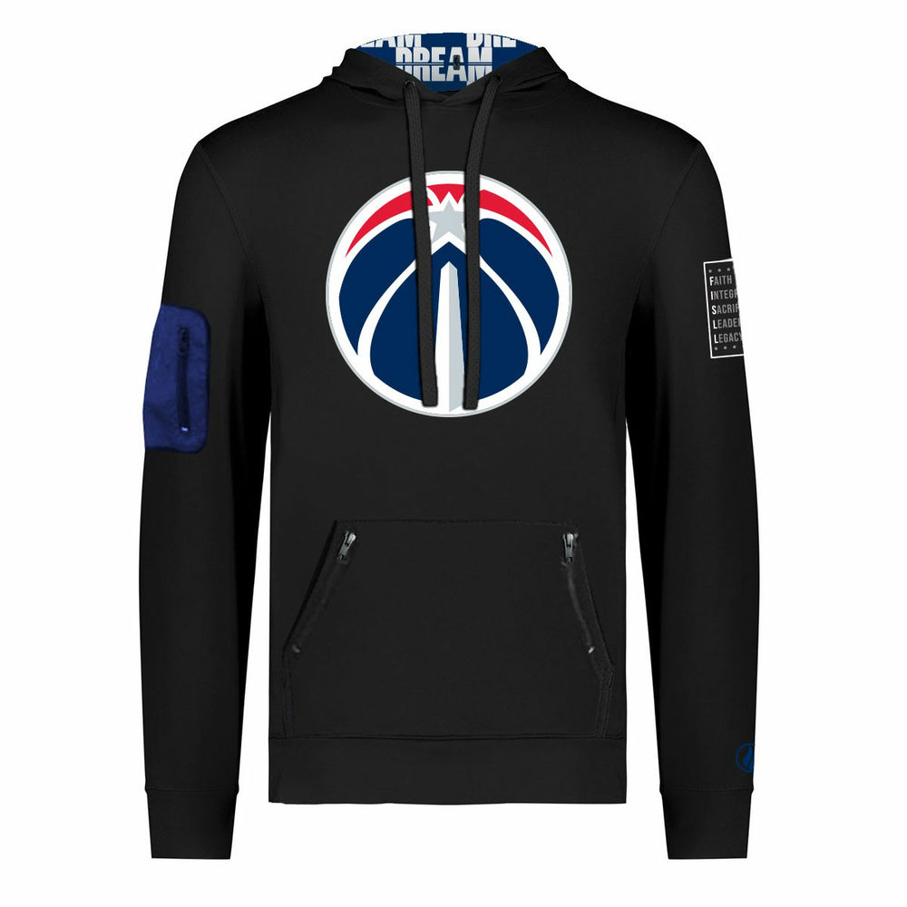 Washington Wizards FISLL x Black History Collection Unisex Pullover Hoodie - Black for sale Discount