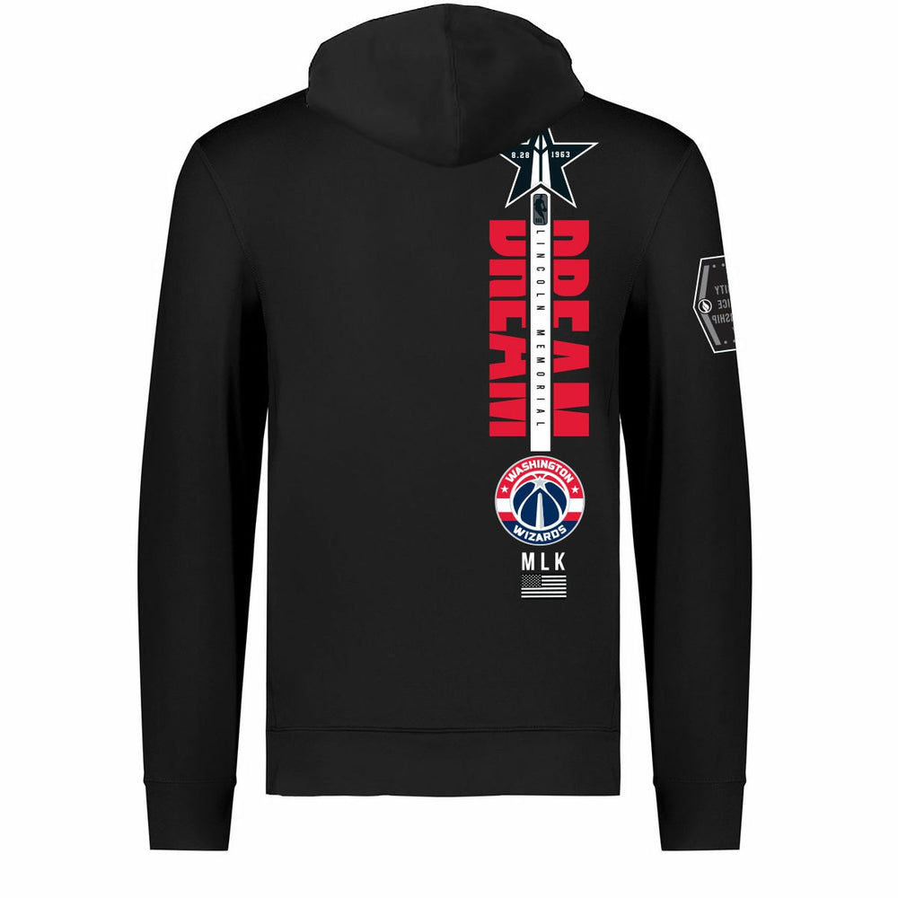 Washington Wizards FISLL x Black History Collection Unisex Pullover Hoodie - Black for sale Discount