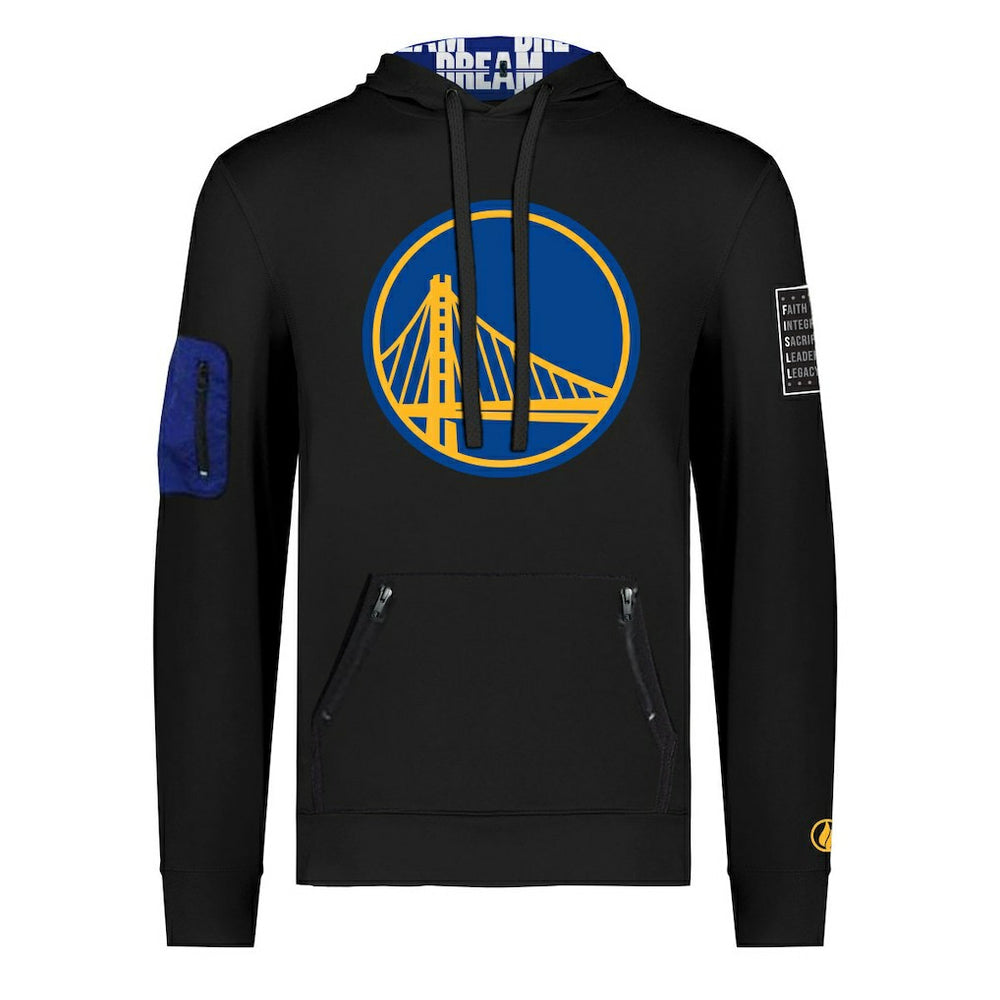Golden State Warriors FISLL x Black History Collection Unisex Pullover Hoodie - Black on sale Online