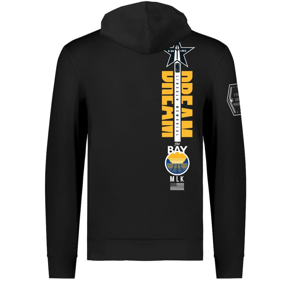 Golden State Warriors FISLL x Black History Collection Unisex Pullover Hoodie - Black on sale Online