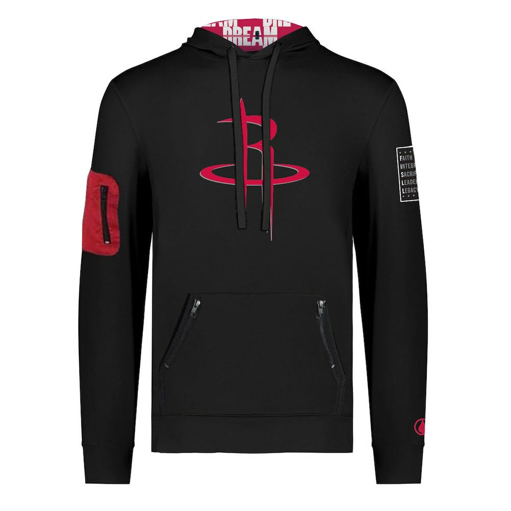 Houston Rockets FISLL x Black History Collection Unisex Pullover Hoodie - Black sale Online