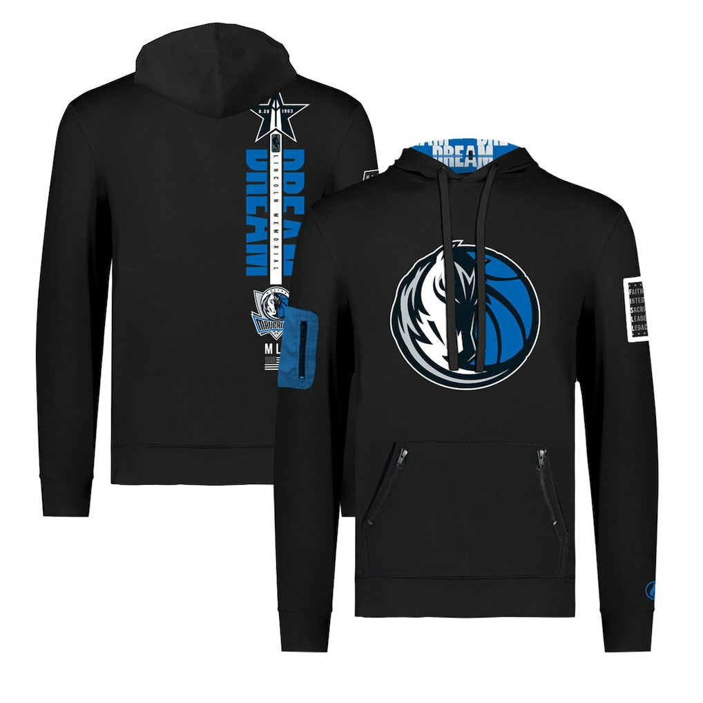 Dallas Mavericks FISLL x Black History Collection Unisex Pullover Hoodie - Black cheap Discount