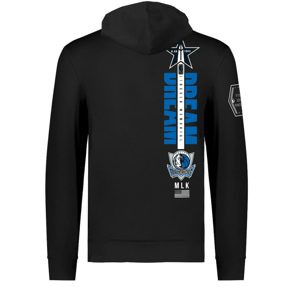 Dallas Mavericks FISLL x Black History Collection Unisex Pullover Hoodie - Black cheap Discount