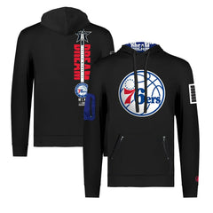 Philadelphia 76ers FISLL x Black History Collection Unisex Pullover Hoodie - Black outlet Discount