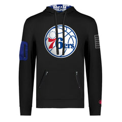 Philadelphia 76ers FISLL x Black History Collection Unisex Pullover Hoodie - Black outlet Discount