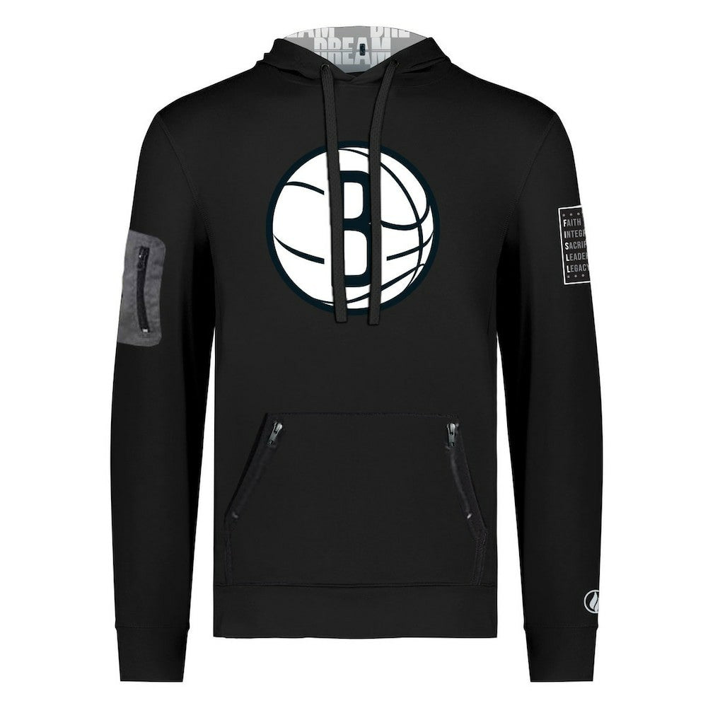 Brooklyn Nets FISLL x Black History Collection Unisex Pullover Hoodie - Black outlet On Sale