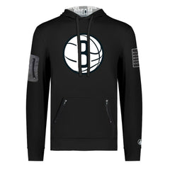 Brooklyn Nets FISLL x Black History Collection Unisex Pullover Hoodie - Black outlet On Sale