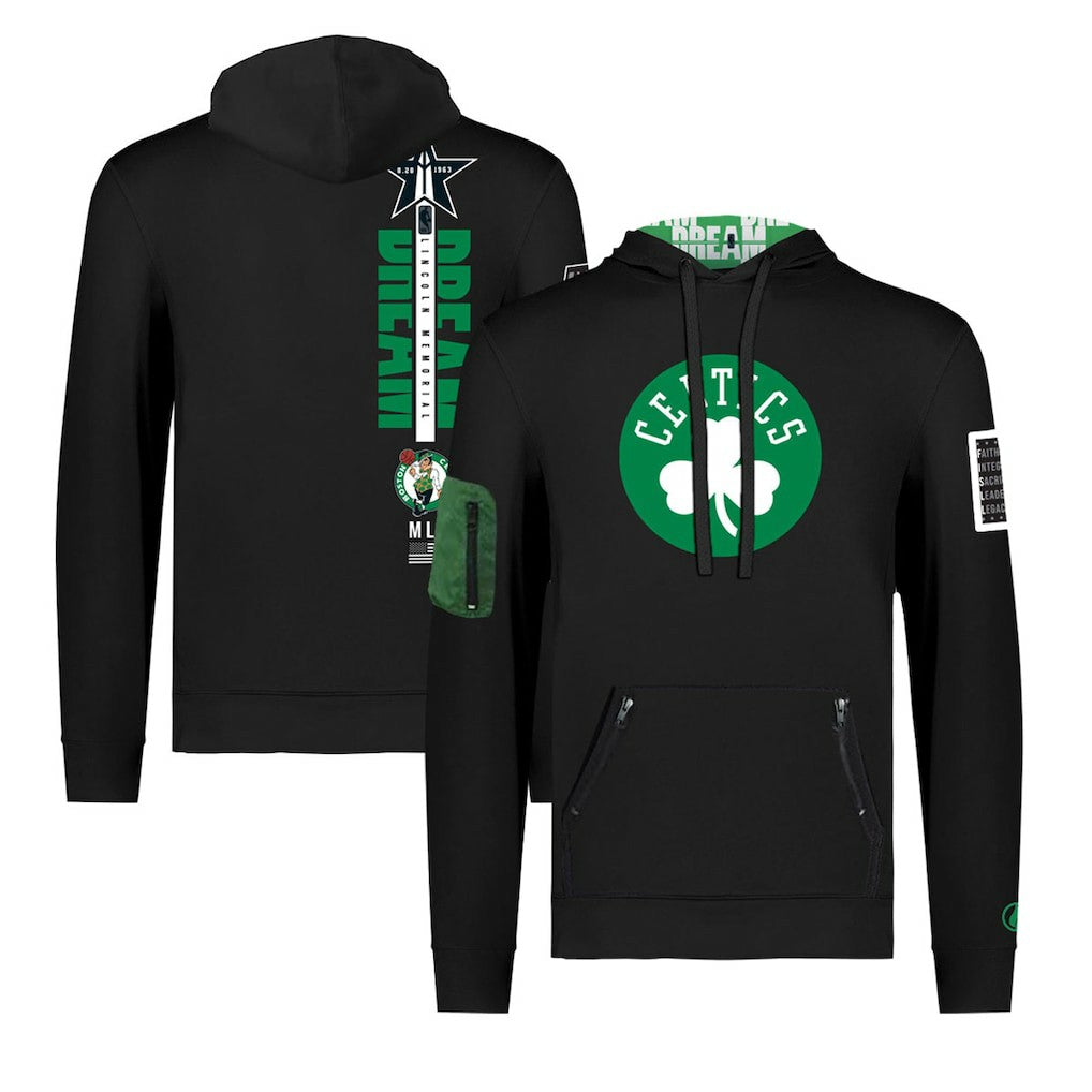 Boston Celtics FISLL x Black History Collection Unisex Pullover Hoodie - Black for sale New