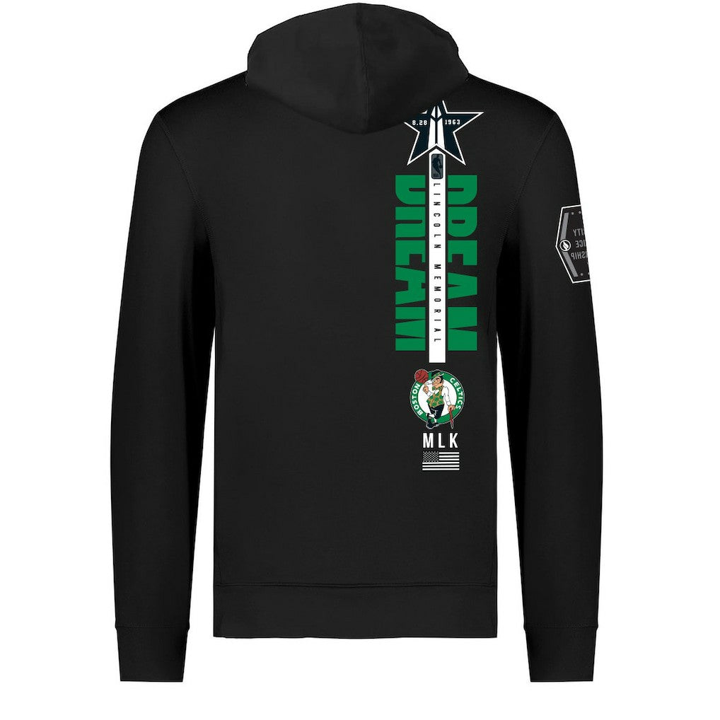 Boston Celtics FISLL x Black History Collection Unisex Pullover Hoodie - Black for sale New