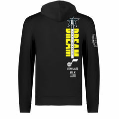 Utah Jazz FISLL x Black History Collection Unisex Pullover Hoodie - Black for sale On Sale
