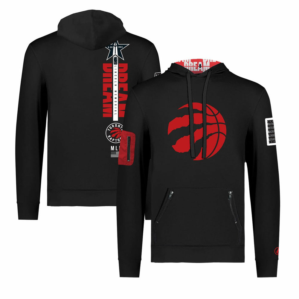 Toronto Raptors FISLL x Black History Collection Unisex Pullover Hoodie - Black online Online