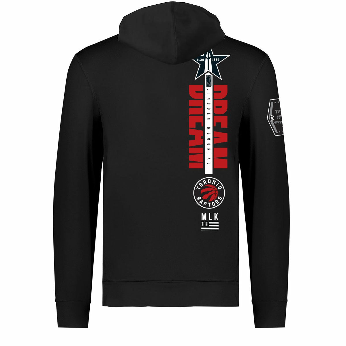 Toronto Raptors FISLL x Black History Collection Unisex Pullover Hoodie - Black online Online