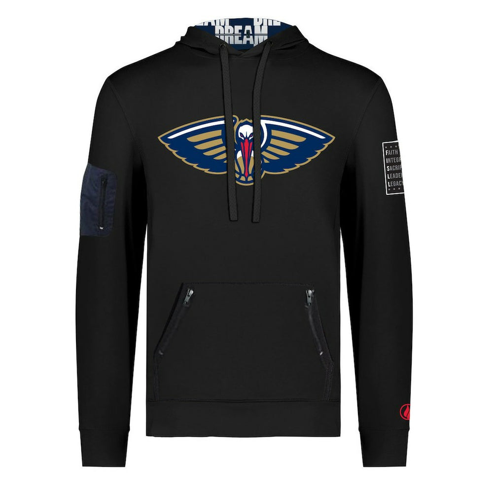 New Orleans Pelicans FISLL x Black History Collection Unisex Pullover Hoodie - Black for sale Outlet