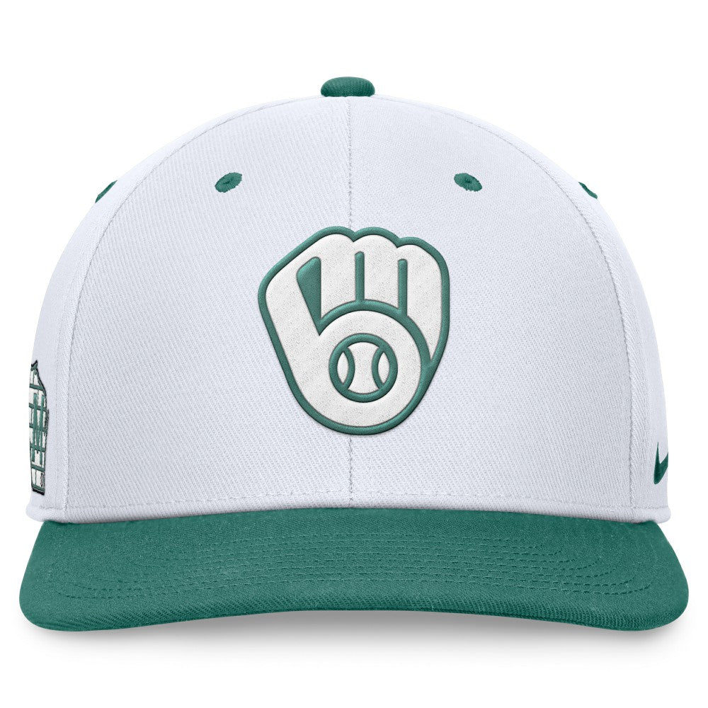 Milwaukee Brewers Nike Bicoastal Two-Tone Pro Performance Snapback Hat | MLB Shop