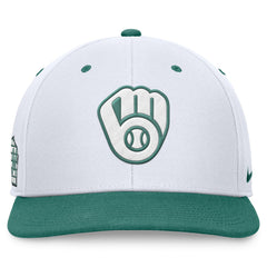 Milwaukee Brewers Nike Bicoastal Two-Tone Pro Performance Snapback Hat | MLB Shop