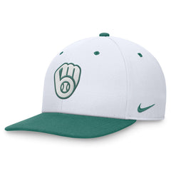 Milwaukee Brewers Nike Bicoastal Two-Tone Pro Performance Snapback Hat | MLB Shop
