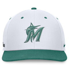 Miami Marlins Nike Bicoastal Two-Tone Pro Performance Snapback Hat | MLB Sale