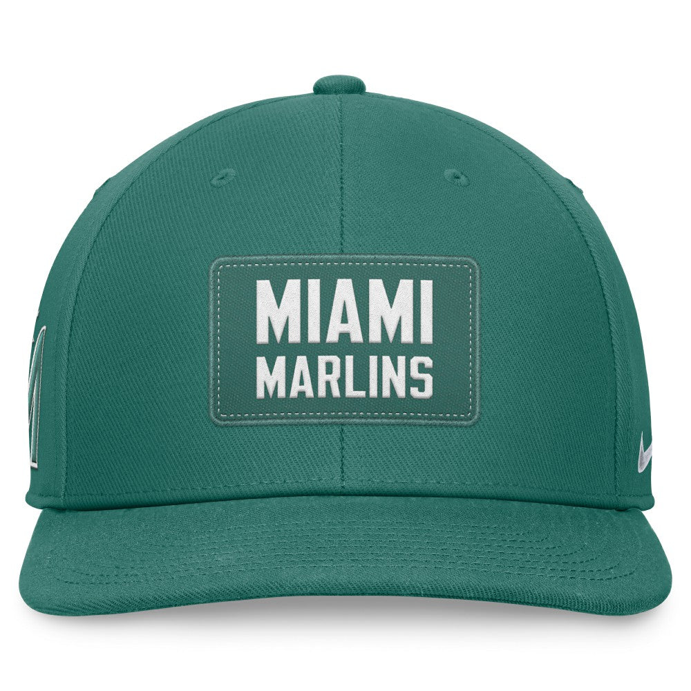 Miami Marlins Nike Bicoastal Pro Performance Snapback Hat | MLB Outlet