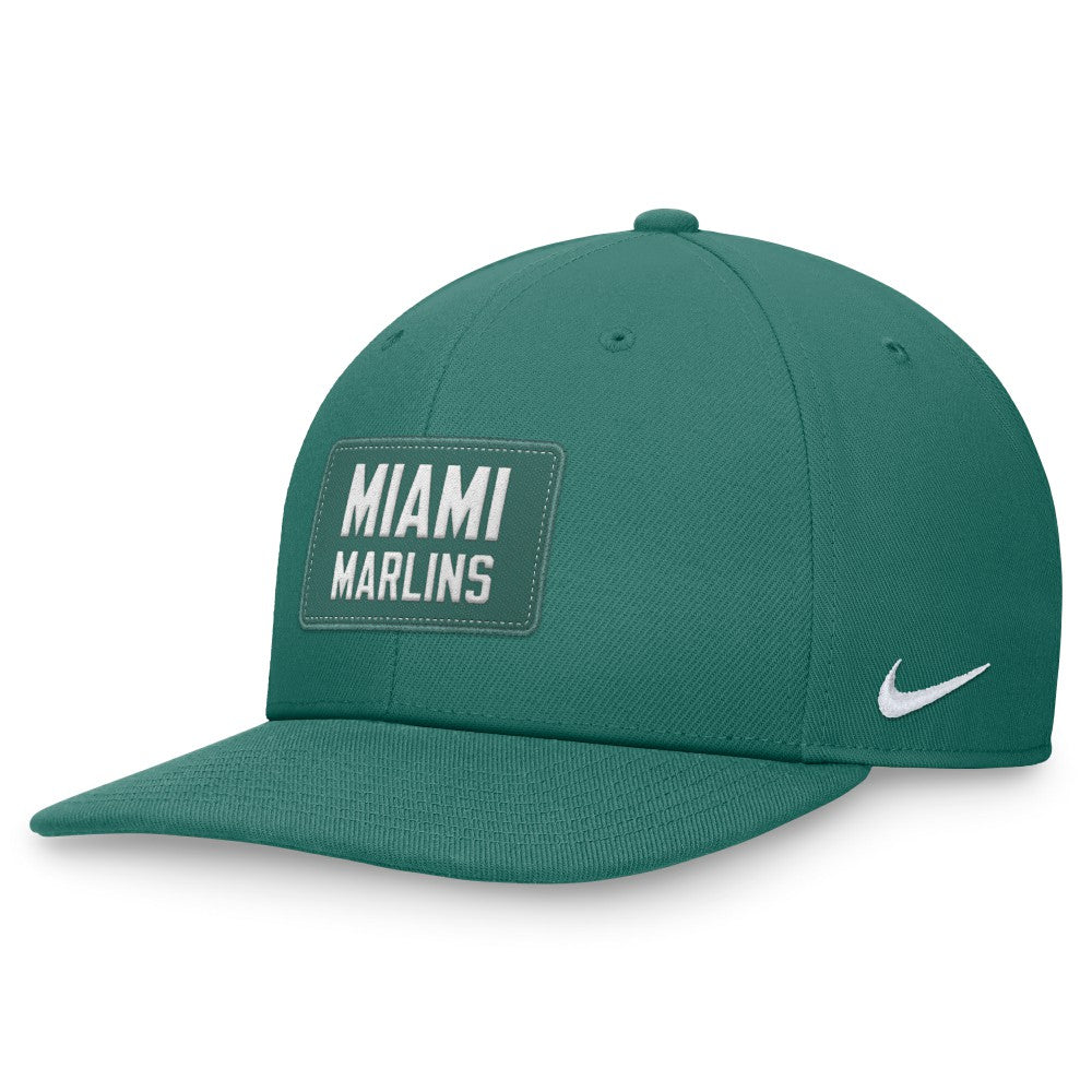 Miami Marlins Nike Bicoastal Pro Performance Snapback Hat | MLB Outlet
