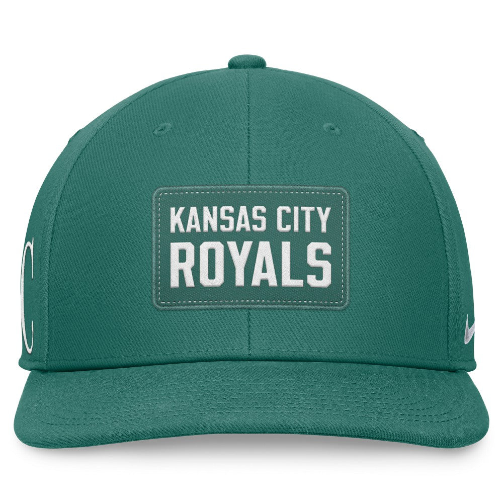 Kansas City Royals Nike Bicoastal Pro Performance Snapback Hat | MLB Outlet
