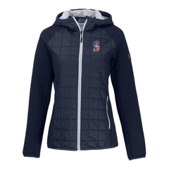 Seattle Mariners Cutter & Buck Women's Americana Rainier Primaloft Eco Raglan Full-Zip Hybrid Jacket | MLB Online
