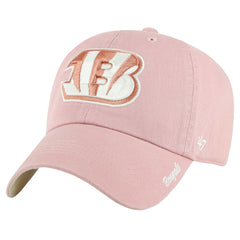 Cincinnati Bengals 47 brand '47 Women's Ballpark Cheer Dusty Rose Clean Up Adjustable Hat