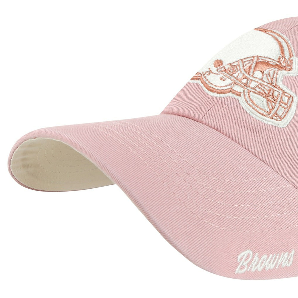 Cleveland Browns 47 brand '47 Women's Ballpark Cheer Dusty Rose Clean Up Adjustable Hat