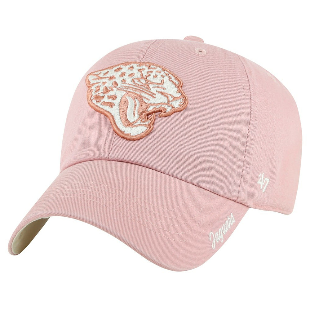 Jacksonville Jaguars 47 brand '47 Women's Ballpark Cheer Dusty Rose Clean Up Adjustable Hat