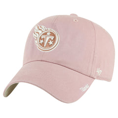 Tennessee Titans 47 brand '47 Women's Ballpark Cheer Dusty Rose Clean Up Adjustable Hat