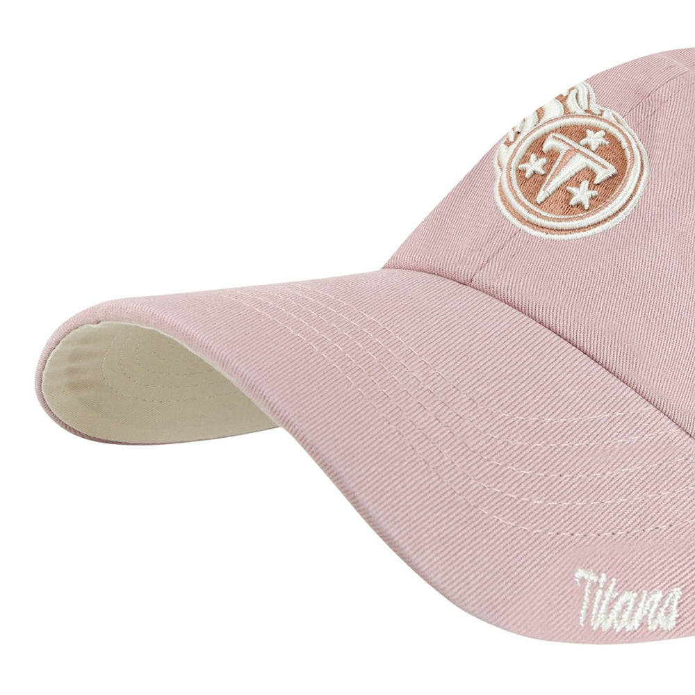 Tennessee Titans 47 brand '47 Women's Ballpark Cheer Dusty Rose Clean Up Adjustable Hat
