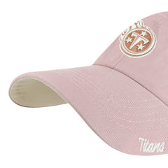 Tennessee Titans 47 brand '47 Women's Ballpark Cheer Dusty Rose Clean Up Adjustable Hat