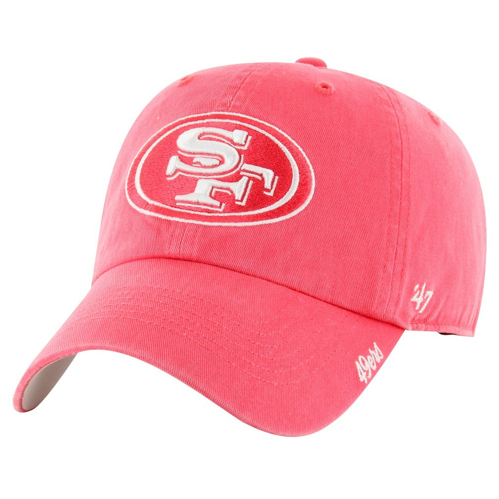 San Francisco 49ers 47 brand '47 Women's Luminance Cheer Clean Up Adjustable Hat