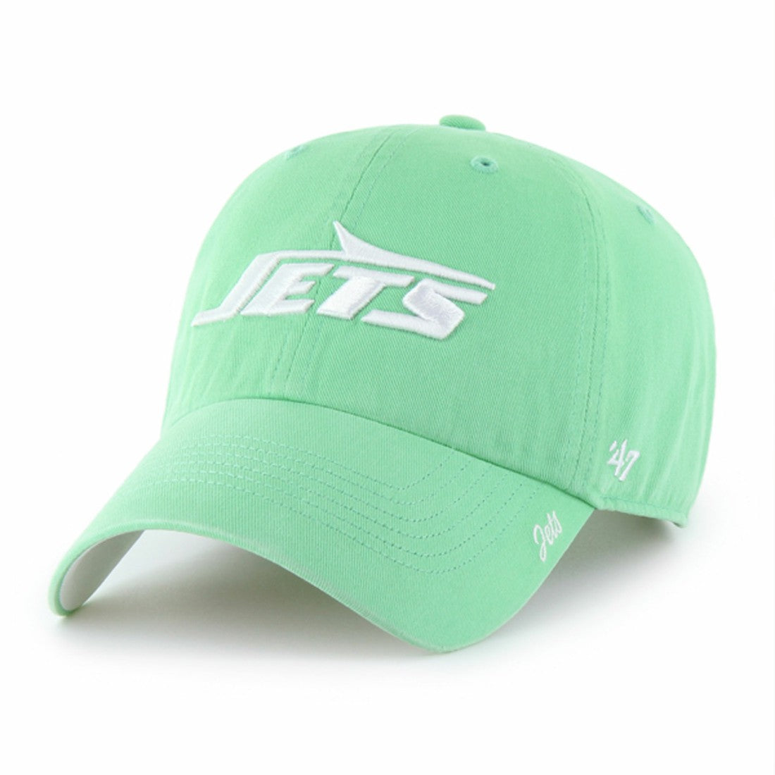New York Jets 47 brand '47 Women's Luminance Cheer Clean Up Adjustable Hat