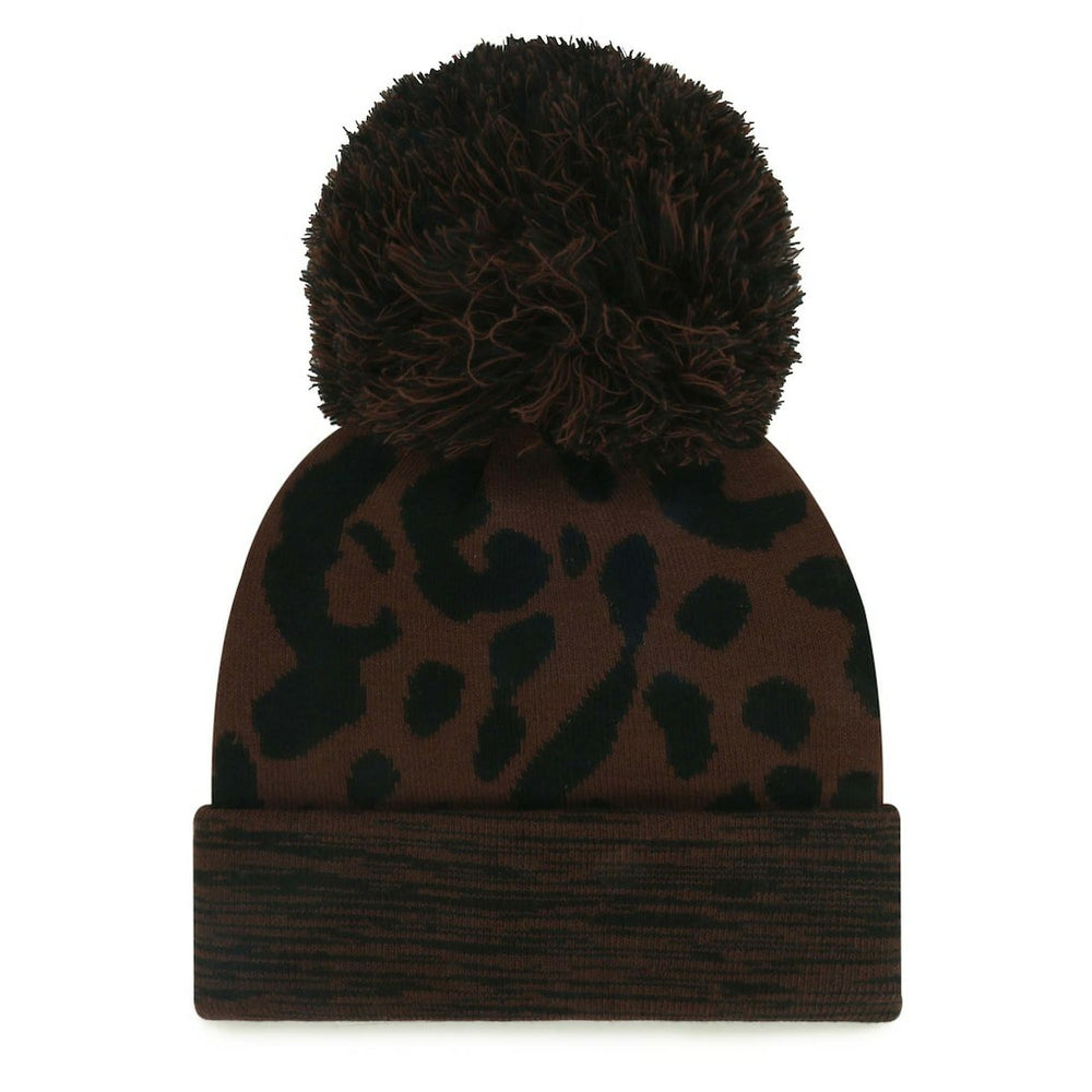 Jacksonville Jaguars 47 brand '47 Women's Cacao Cuffed Knit Hat with Pom