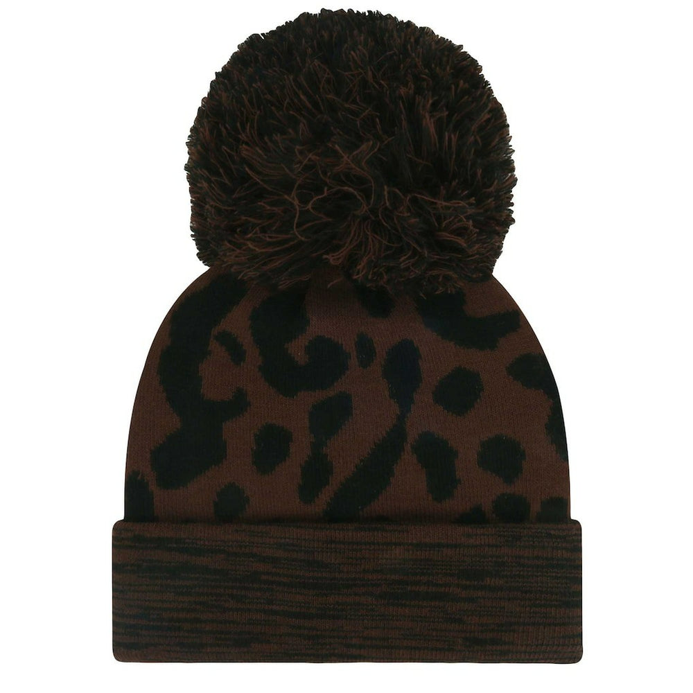New York Giants 47 brand '47 Women's Cacao Cuffed Knit Hat with Pom