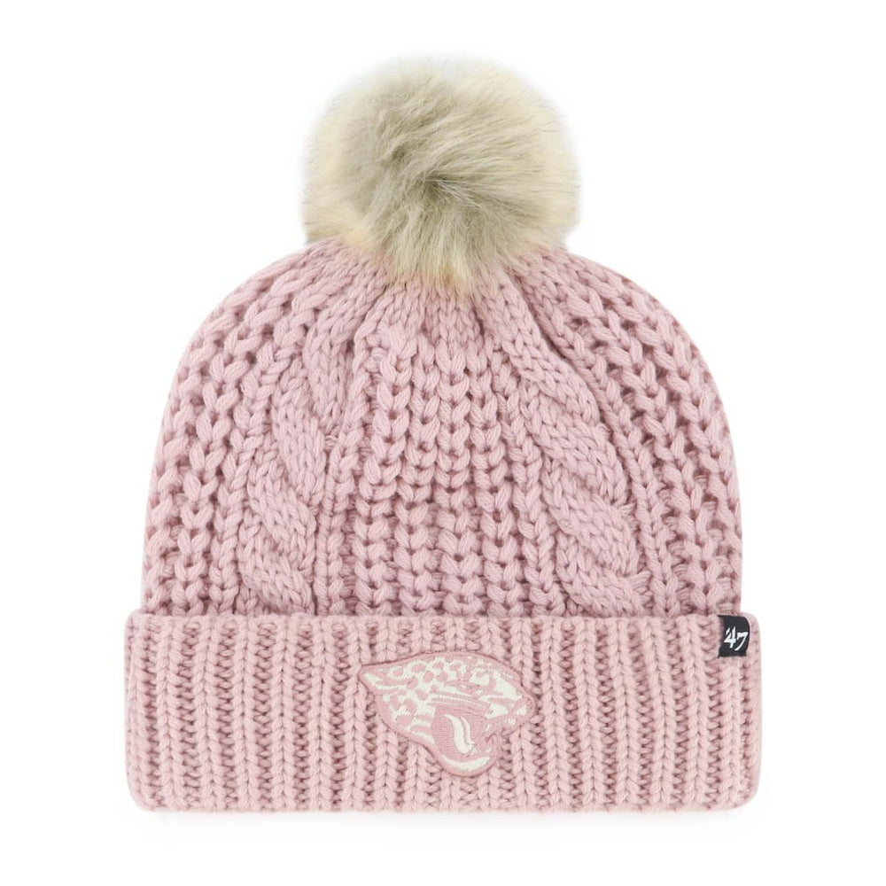 Jacksonville Jaguars 47 brand '47 Women's Meeko Cuffed Knit Hat with Pom
