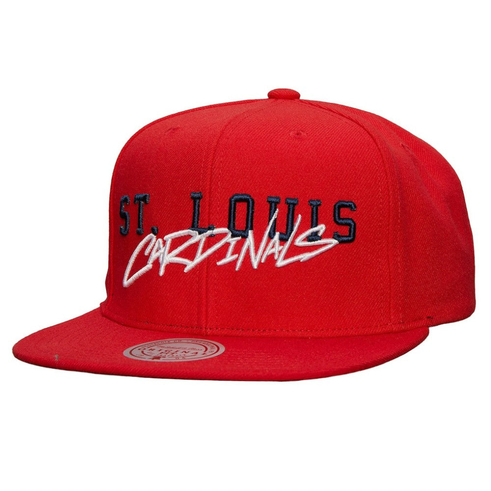 St. Louis Cardinals Mitchell & Ness Team Tagged Snapback Hat | MLB Discount