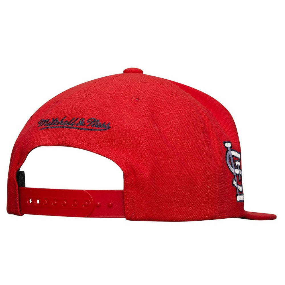 St. Louis Cardinals Mitchell & Ness Team Tagged Snapback Hat | MLB Discount