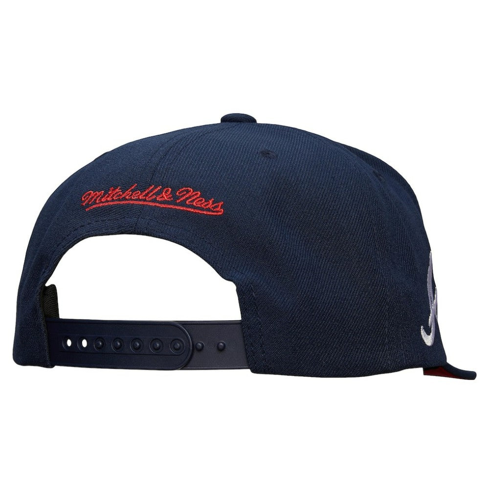 Atlanta Braves Mitchell & Ness Team Tagged Snapback Hat | MLB On Sale