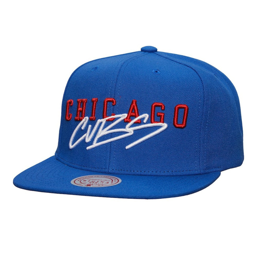 Chicago Cubs Mitchell & Ness Team Tagged Snapback Hat | MLB On Sale