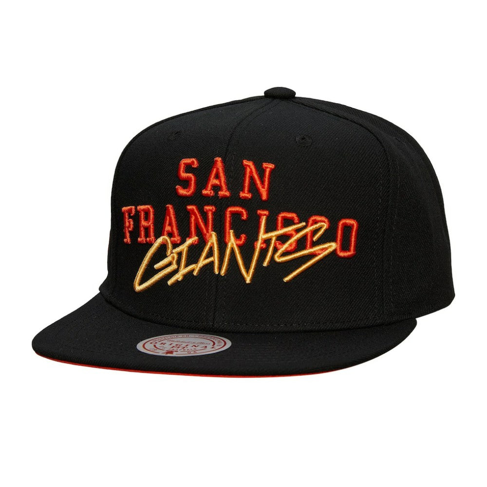 San Francisco Giants Mitchell & Ness Team Tagged Snapback Hat | MLB Shop
