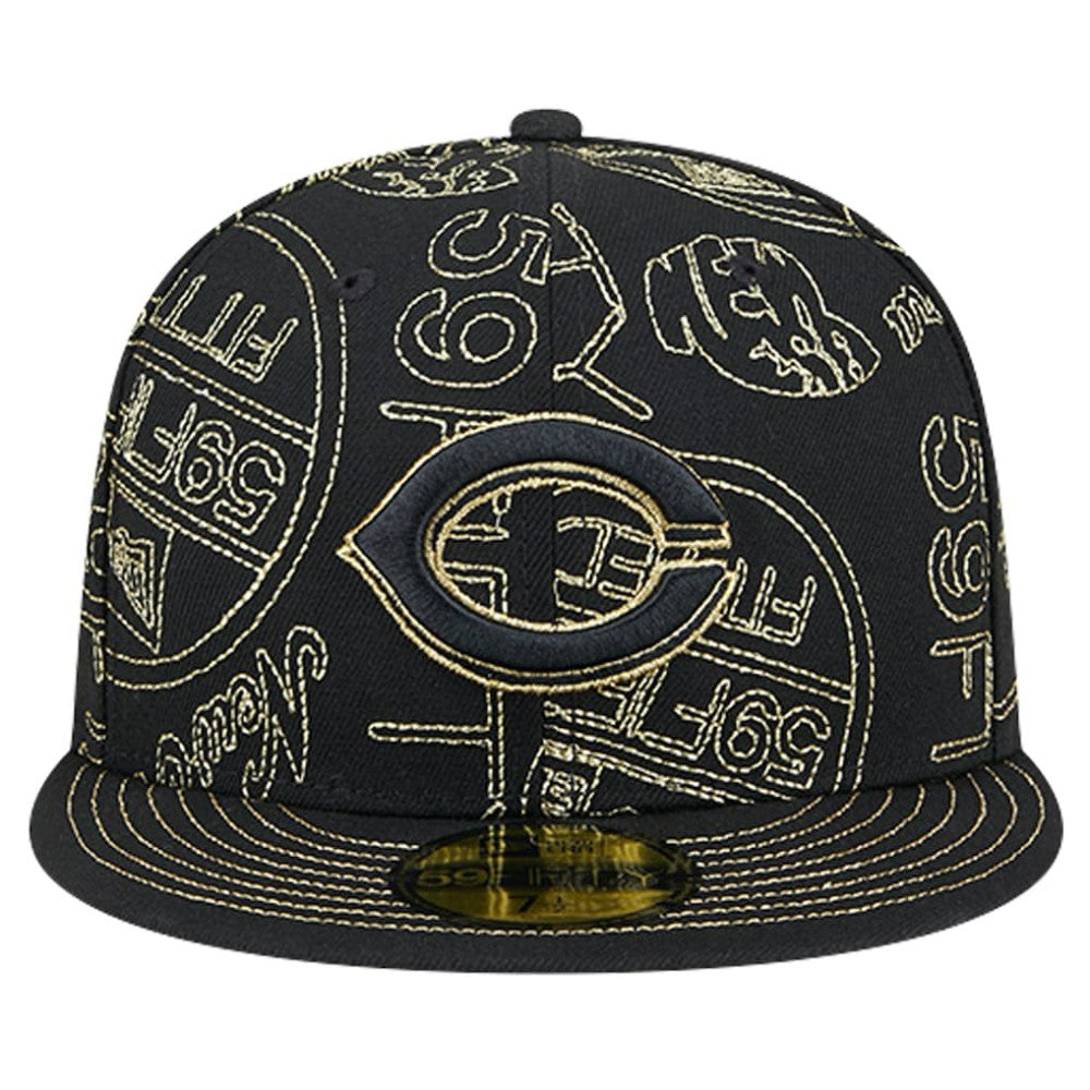 Cincinnati Reds New Era 59FIFTY Day Allover Fitted Hat | MLB New