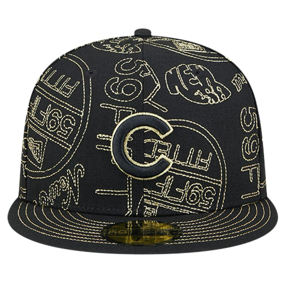 Chicago Cubs New Era 59FIFTY Day Allover Fitted Hat | MLB US