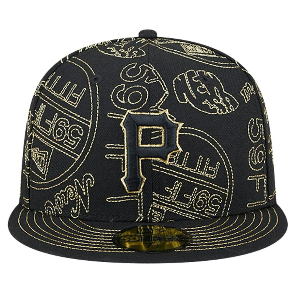 Pittsburgh Pirates New Era 59FIFTY Day Allover Fitted Hat | MLB Discount