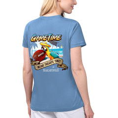 Los Angeles Chargers  Margaritaville Women's Game Time V-Neck T-Shirt